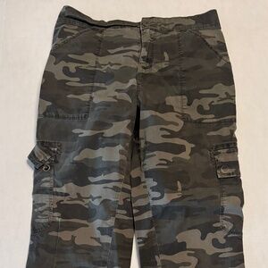 Social Standard Camo Size XS Women's Pants With Pockets Outdoor Rugged Wear